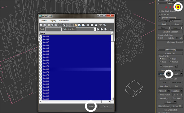 Lightbaking, mesh setup