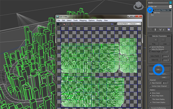 Lightbaking, verifying UVs