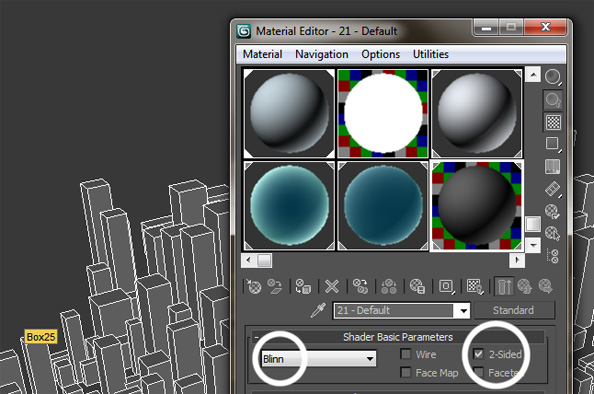 Lightbaking, material setup