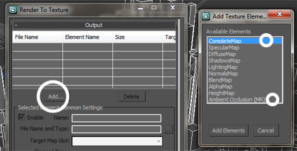 Lightbaking, adding textures